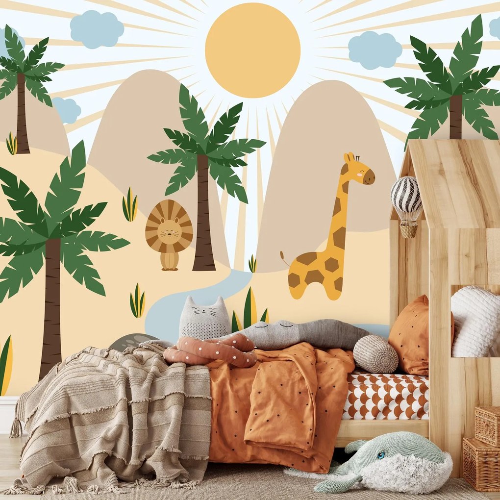 Fototapeta - Park safari (196x136 cm)