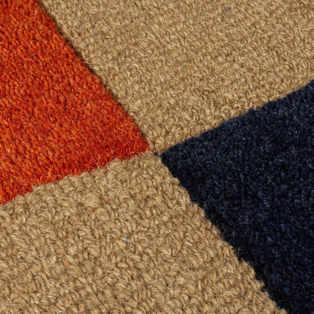 Wełniany dywan tkany ręcznie w kolorze terakoty 200x290 cm Mia Arch – Flair Rugs