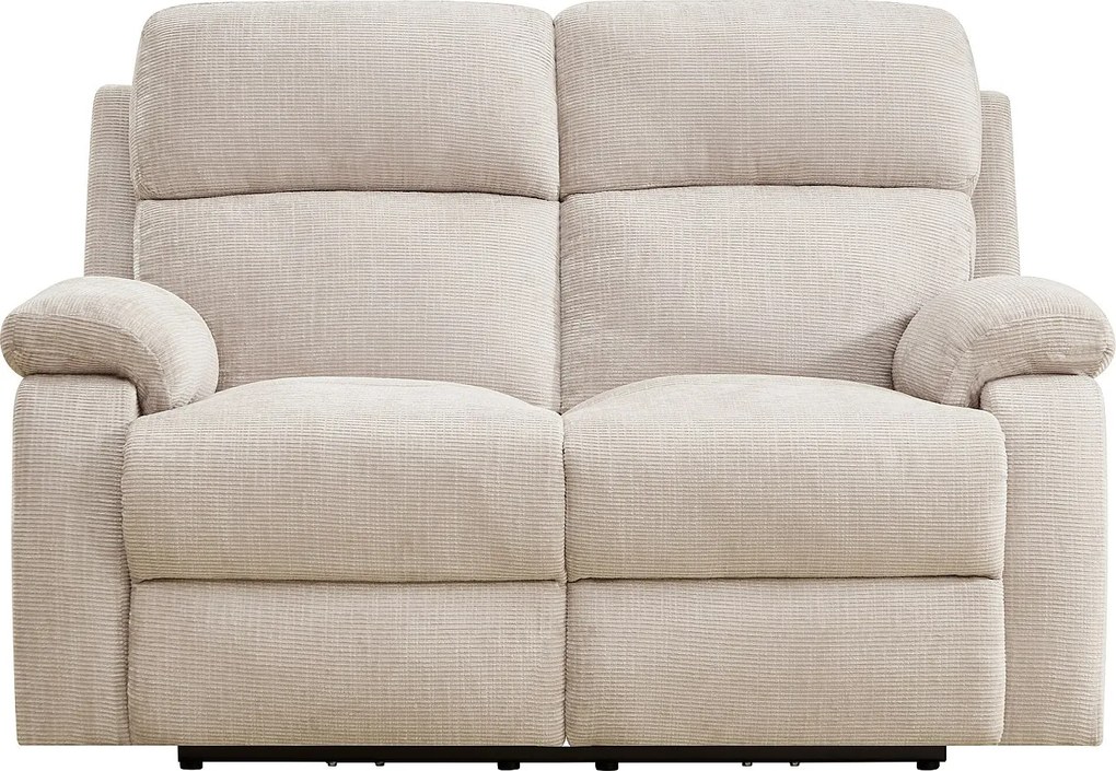 Kanapa  2-osobowa elektryczna, relaksacyjna, masująca, z beżowego szenilu KOCENI