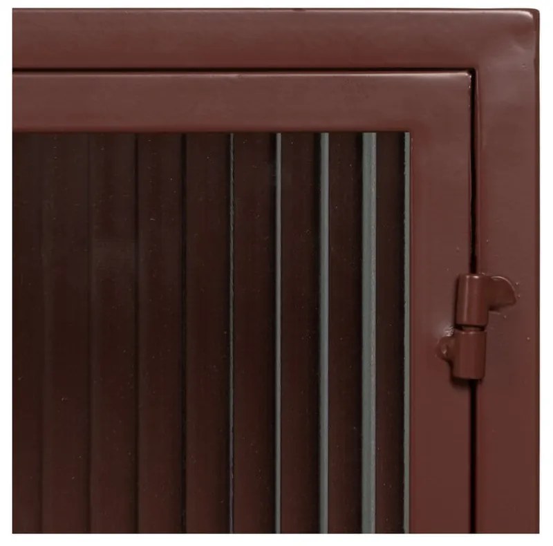 Ceglasta metalowa witryna 52x90 cm Harris – Ixia