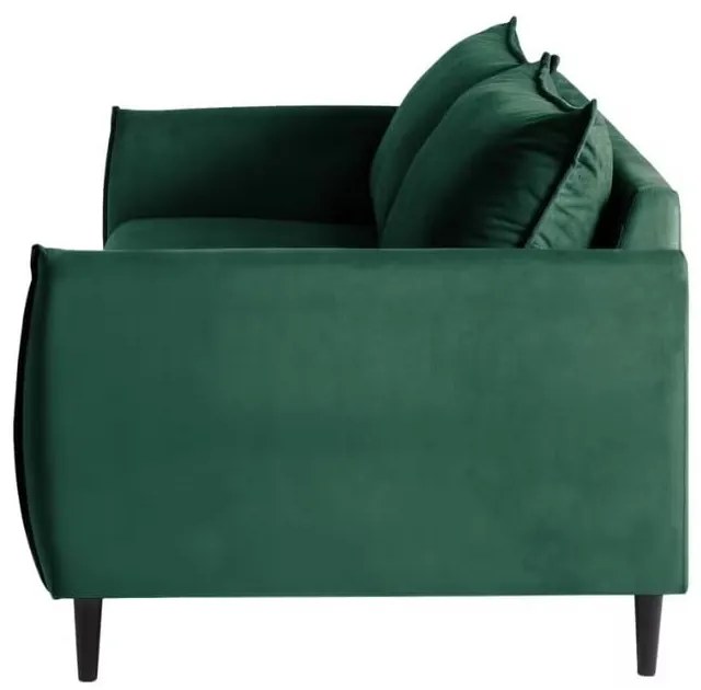 Ciemnozielona aksamitna sofa 203 cm Juli – Ropez