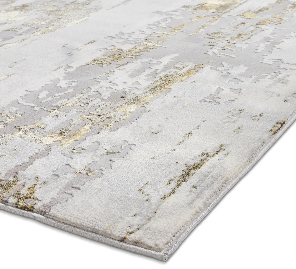 Dywan w jasnoszaro-złotym kolorze 200x290 cm Apollo – Think Rugs