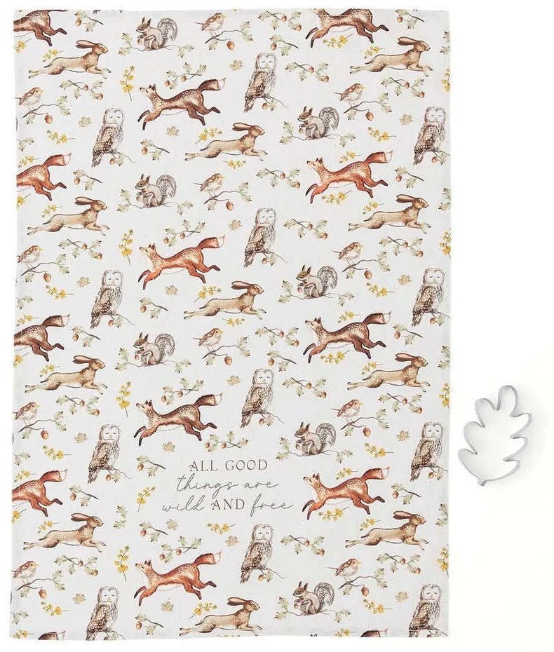 Bawełniane ścierki zestaw 2 szt. 45x65 cm Forest Fable – Cooksmart ®