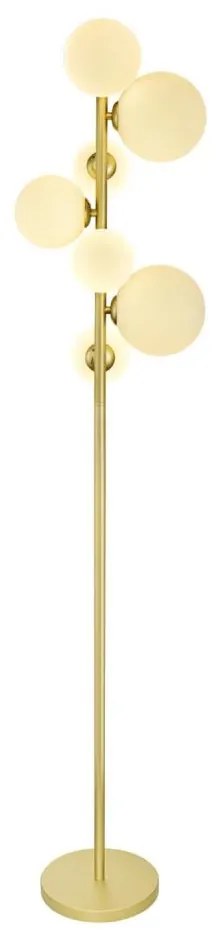Brilagi - LED Lampa podłogowa MILLA 7xG9/3W/230V złota/biała