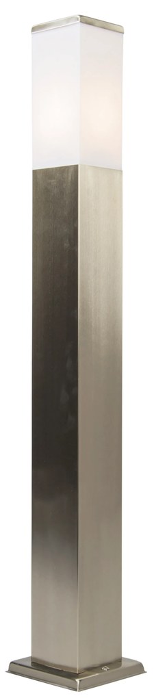 Zewnetrzna Nowoczesna lampa ścienna zewnętrzna stalowa 80 cm IP44 - Malios Nowoczesny Oswietlenie zewnetrzne