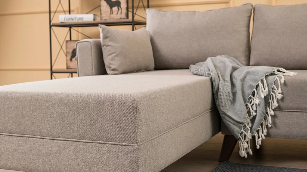 Sofa narożna Bella Narożnik Lewy 1 Kremowy