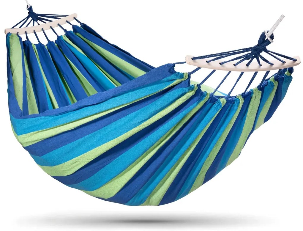 Podwójny w paski hamak ogrodowy Z4-S38