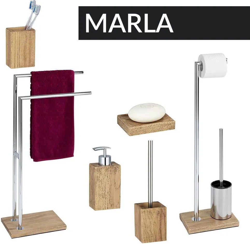 Stojak na papier i szczotkę toaletową Marla WENKO