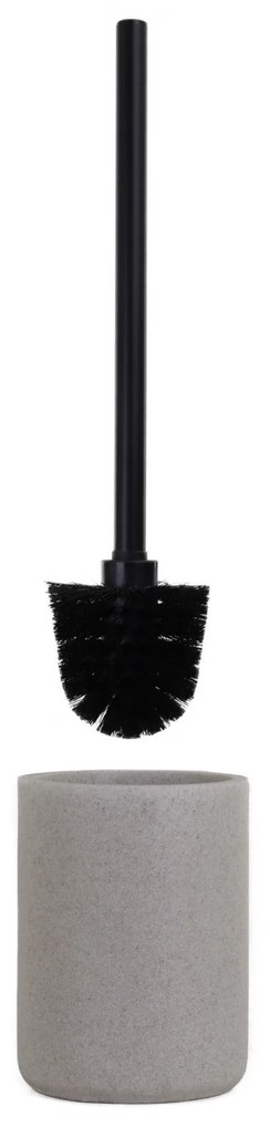Szczotka toaletowa z czarną rączką, 10 x 40 cm, SAND