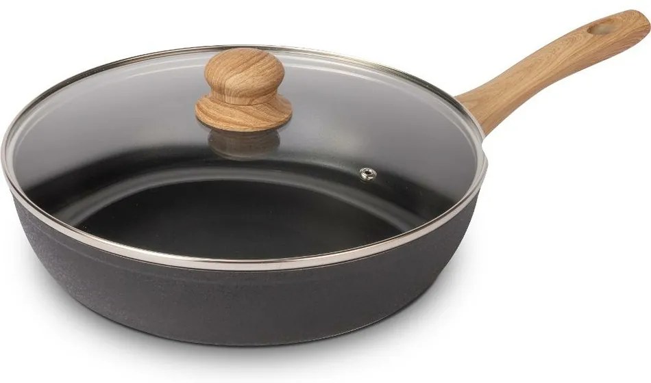 Lamart LT1259 patelnia z pokrywką Natur, średnica28 cm
