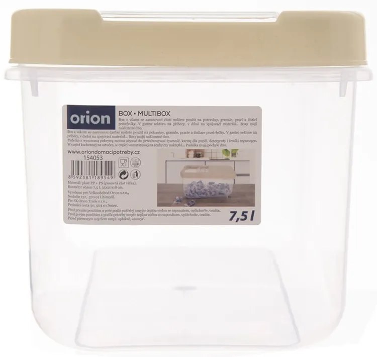 Plastikowy pojemnik z pokrywką 35x20x18 cm Slop – Orion