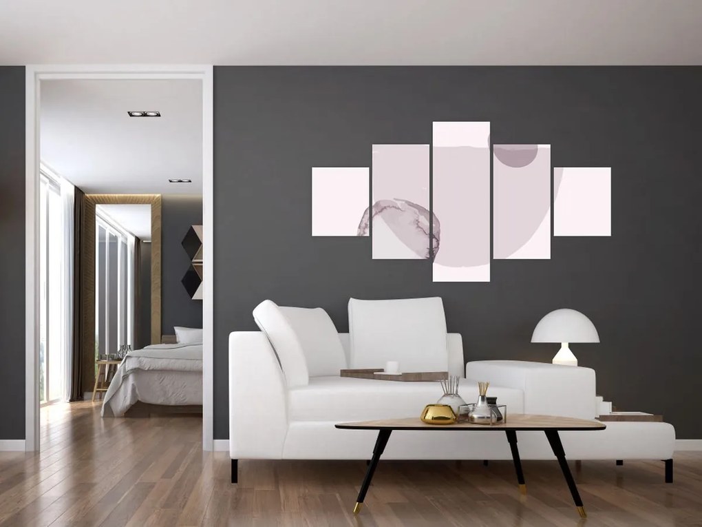 Obraz - Fioletowy minimalizm N⁰2 (125x70 cm)