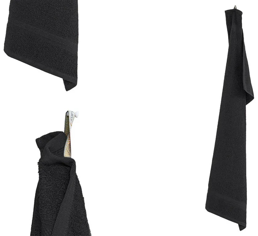 Ręcznik CLARYSSE ELEGANCE 60x110 cm antracytowy, 100% bawełna