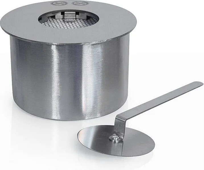 Okrągły palnik do biokominka, stal nierdzewna, 2 litry, średnica 20 cm.