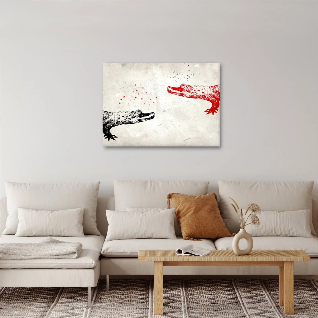 Obraz - Krokodyle (70x50 cm)