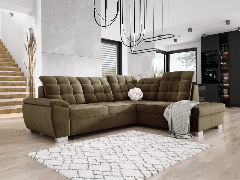 Narożnik LOTTA L wolnostojący Prawostronny tkanina SALVADOR 10 WERSAL