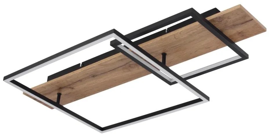 Globo 67289D1 - Oprawa sufitowa LED VANNI LED/24W/230V brązowo-czarna