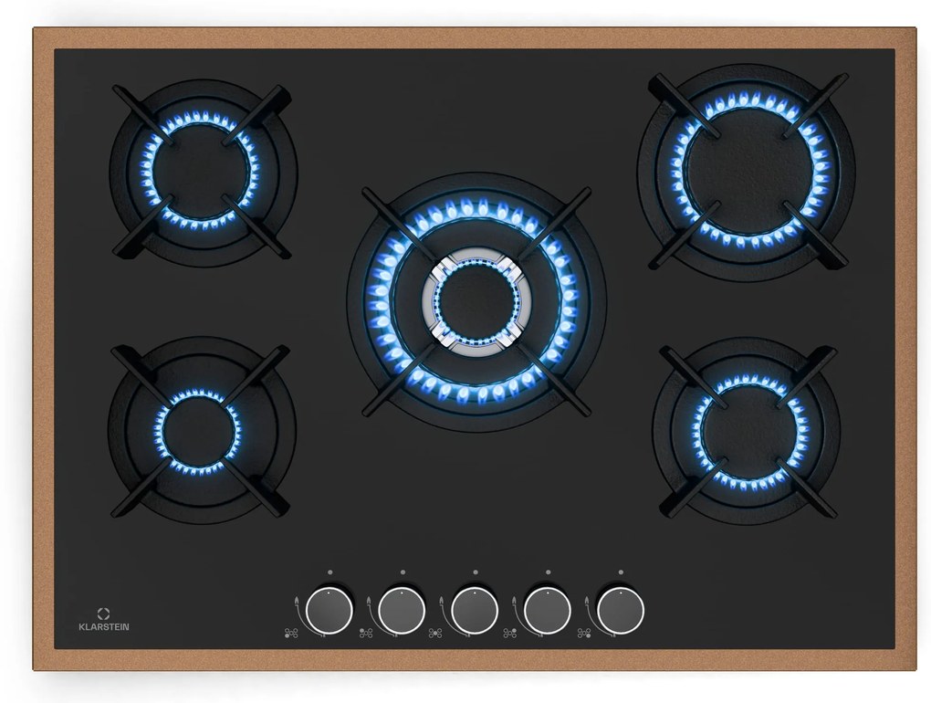 Klarstein Lumiflame płyta gazowa, 5 palników