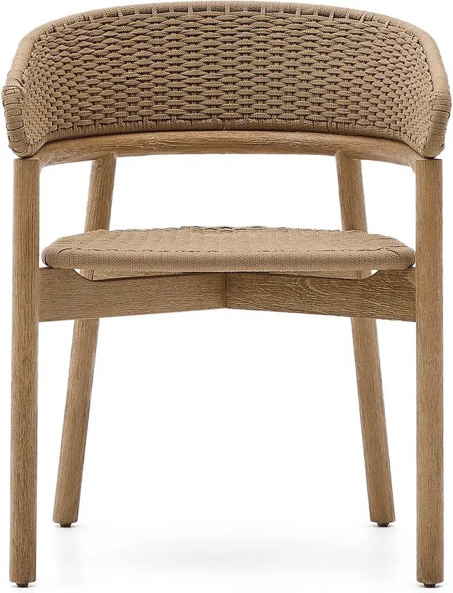 Drewniane krzesło ogrodowe w naturalnym kolorze Arinella – Kave Home