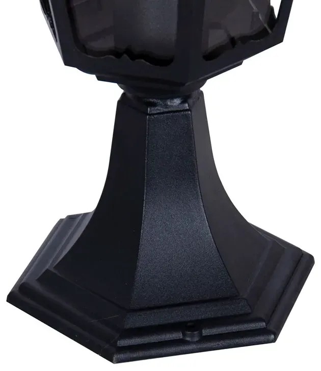 Czarna niska lampa ogrodowa stojąca - 4X S352 Z4-M45