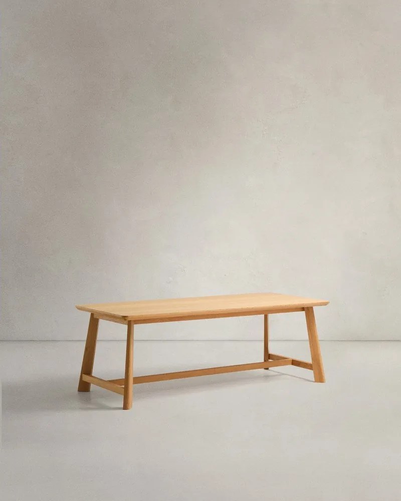 Stół z blatem w dekorze dębu 100x220 cm Idun – Kave Home