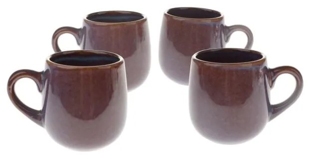 Fioletowe ceramiczne kubki na espresso zestaw 4 szt. 100 ml – Dakls