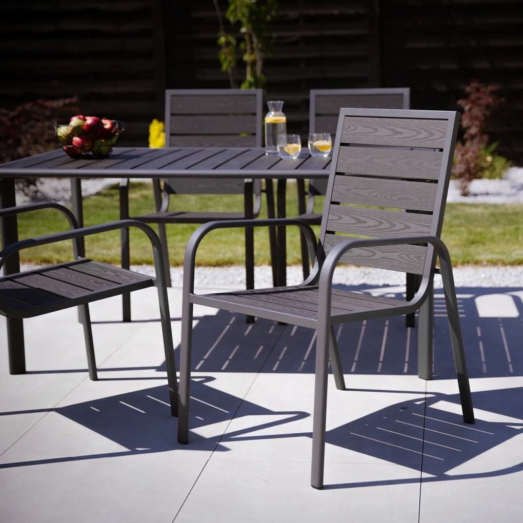 Krzesło ogrodowe Solar antracytowe PATIO
