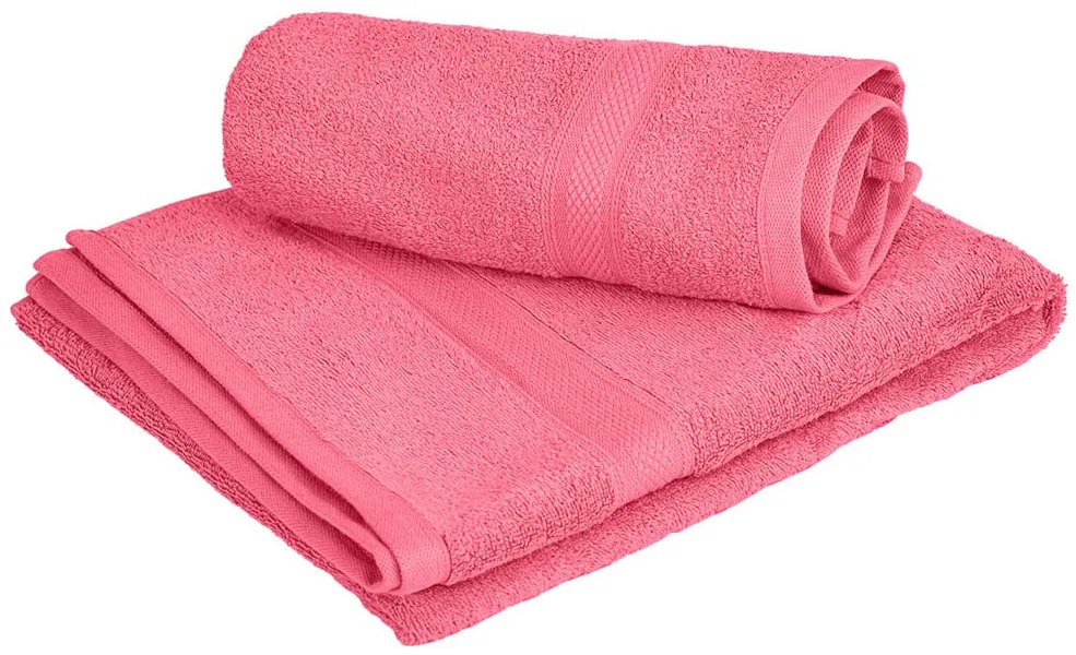Ręcznik CLARYSSE ELEGANCE 70x140 cm koralowy, 100% bawełna