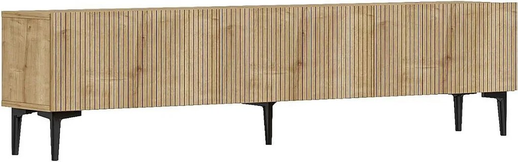 Stojak pod TV – 180 cm x 45 cm x 31,4 cm – Dąb Szafirowy – MDF