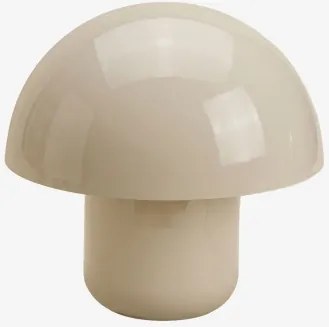 Lampa Stołowa ↑30 Cm Z Żelaza Zyora Kremowa Tapioca - Sklum