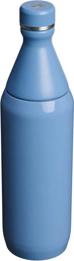 Niebieska butelka termiczna ze stali nierdzewnej 600 ml All Day Slim Bottle Blue Sky Gloss – Stanley