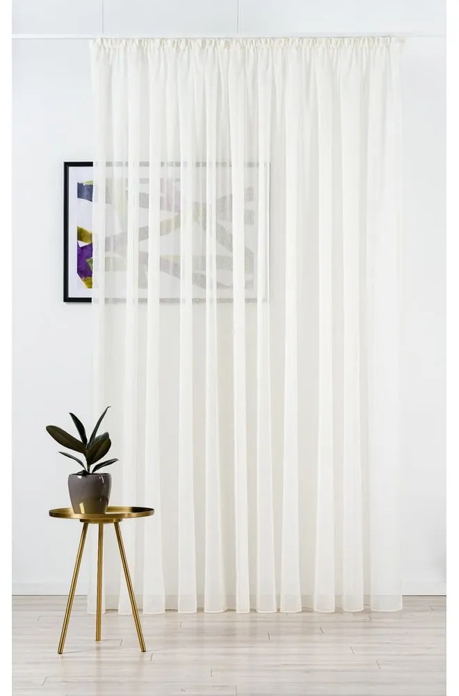 Kremowa firanka 140x245 cm Vicenza – Mendola Fabrics