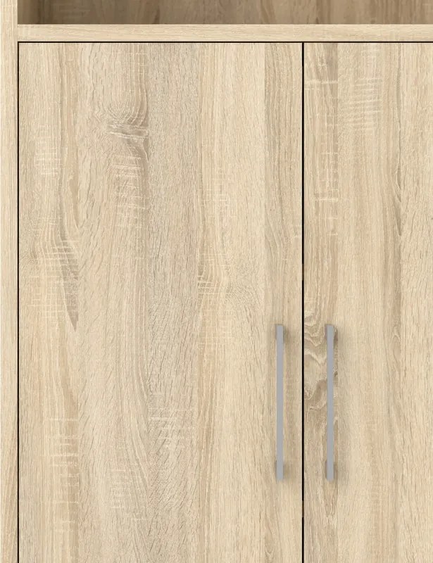 Biurowy regał 2-drzwiowy Prima dąb sonoma