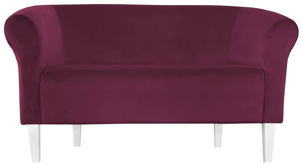 Sofa Milo MG02 śliwka nogi 20 białe