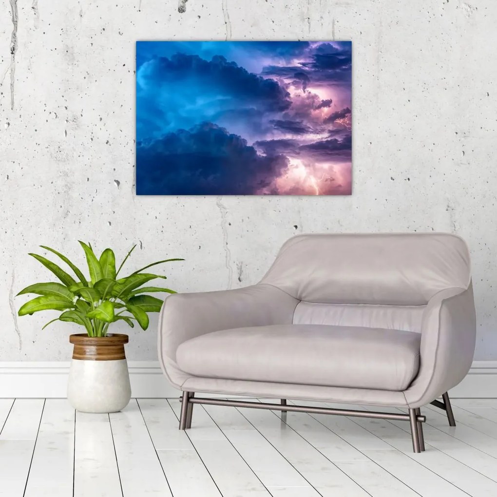 Obraz na szkle chmur (70x50 cm)
