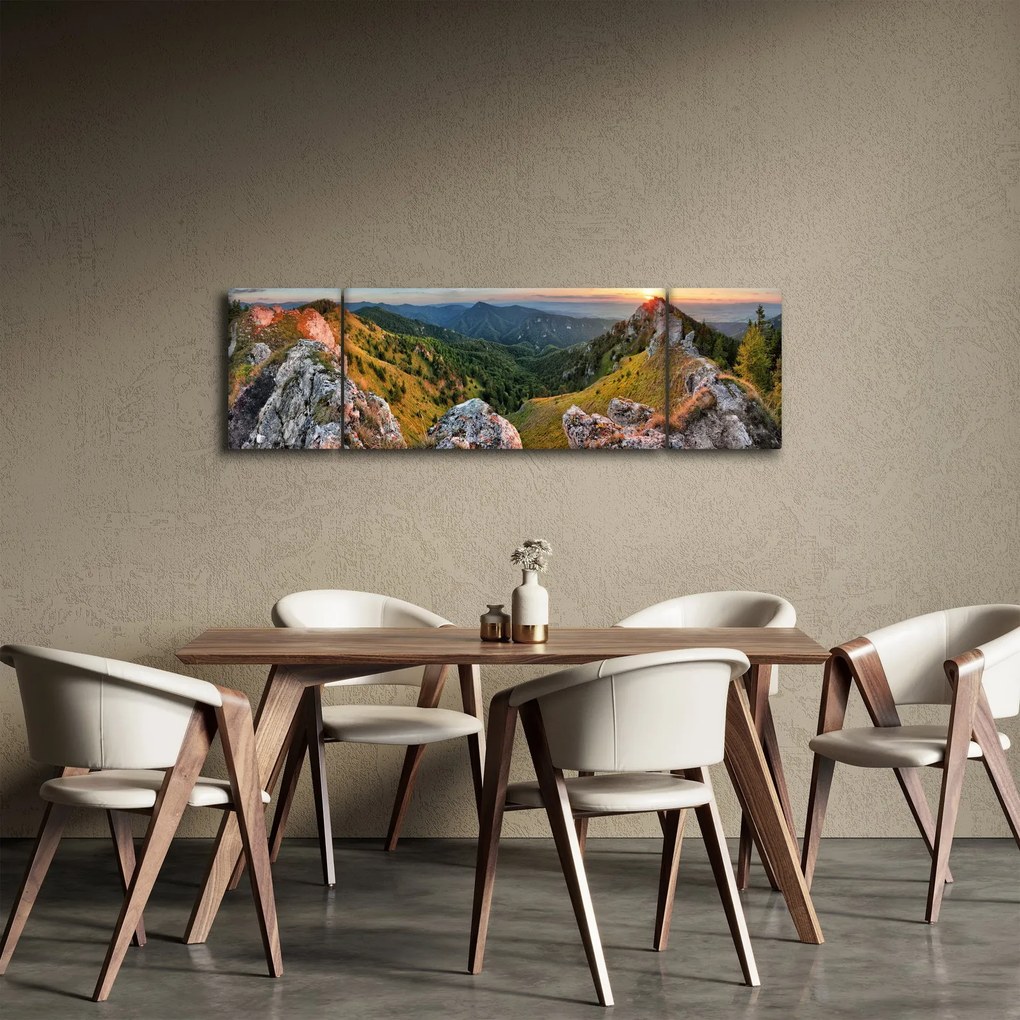 Obraz - Krajobraz górski (170x50 cm)