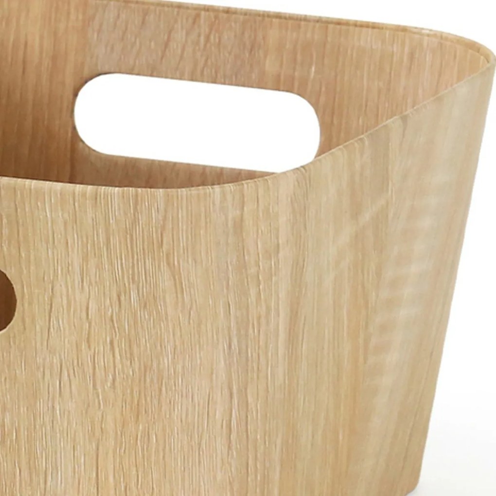 Kitchisimo Zestaw 2 koszy do przechowywania 27 × 27 × 16 cm, naturalny, M