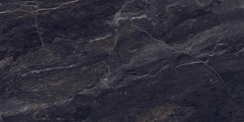 Mexen Sintra Black gres szkliwiony rekt. G1, płytka podłogowo-ścienna 120 x 60 cm, wysoki połysk - TL204-120-060-00
