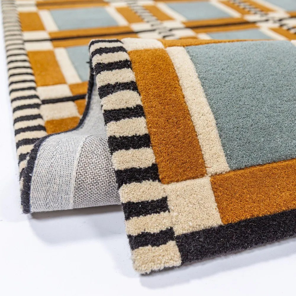 Wełniany dywan tkany ręcznie 140x200 cm Quadro Wool – Flair Rugs