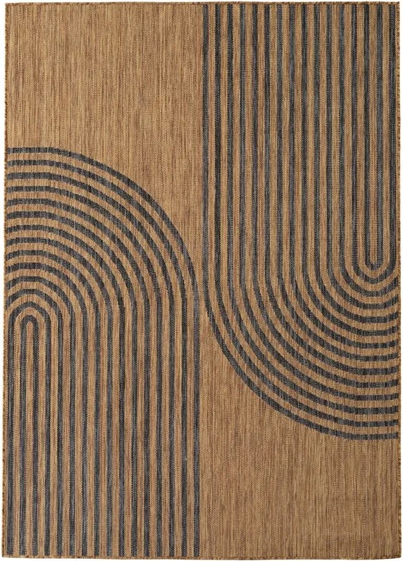 Dywan uniwersalny MIRA Łuki Brązowo Czarne 280 cm x 370 cm