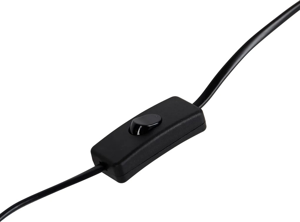 Lampa stołowa Japandi czarna z białym - Madleine