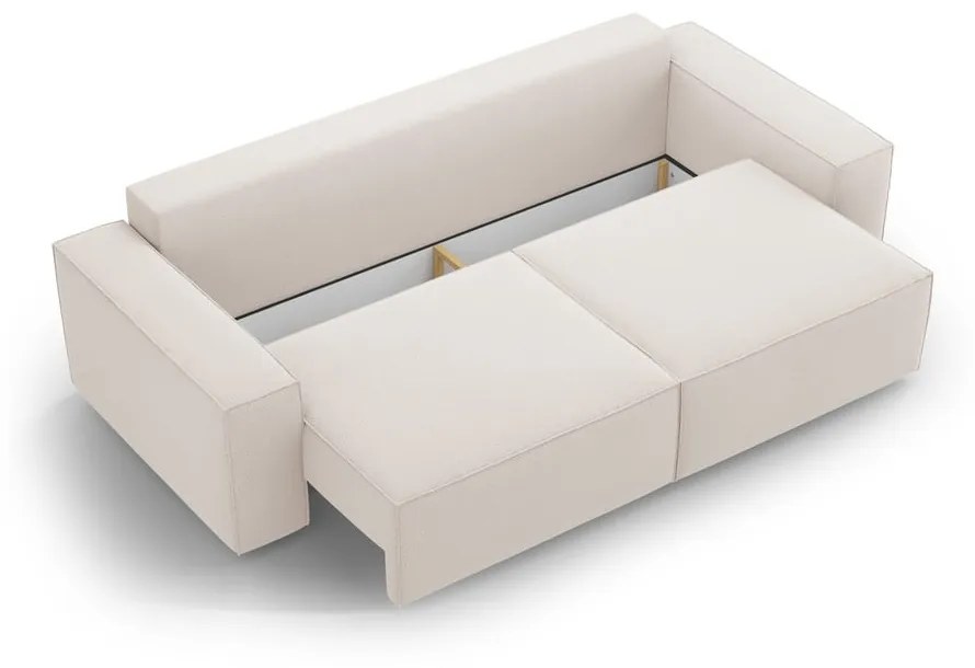 Beżowa rozkładana sofa 247 cm Jodie – Micadoni Home