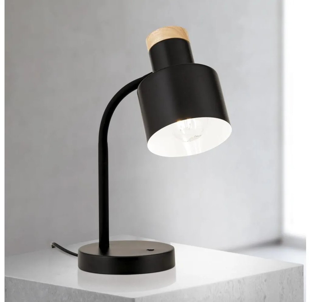 Orion - Lampa stołowa GILI 1xE27/40W/230V czarna