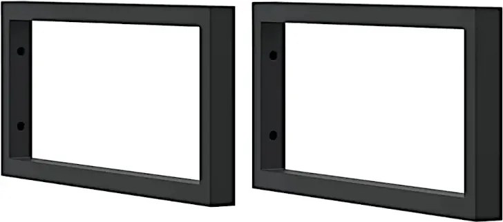 Łazienkowa półka nieobrobione akacjowe drewno W2-L42