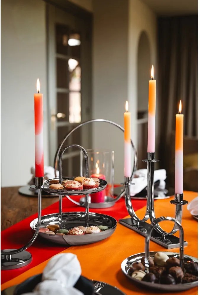 Metalowy świecznik Elana – Zilverstad