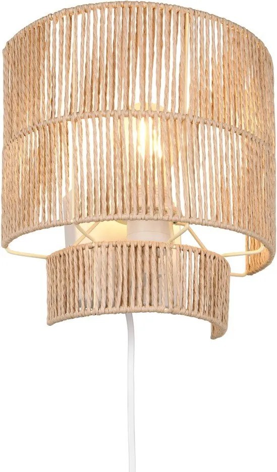 Kinkiet na USB w naturalnym kolorze Satna – Reality