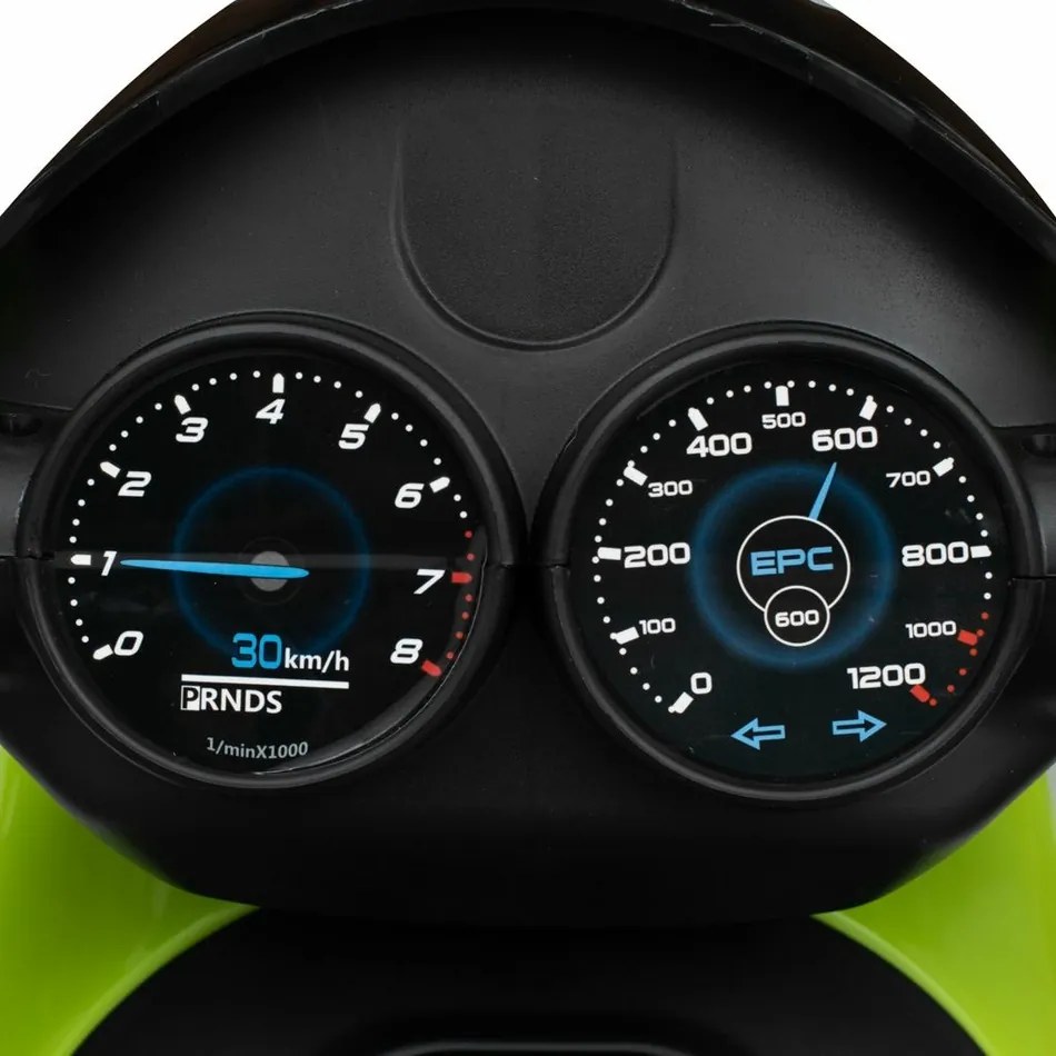 Dziecięcy motocykl elektryczny Baby Mix Police,zielony