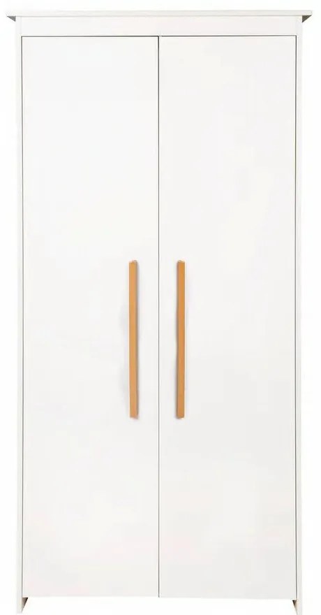 Biała szafa dziecięca 96x190x50 cm Lilo – Roba