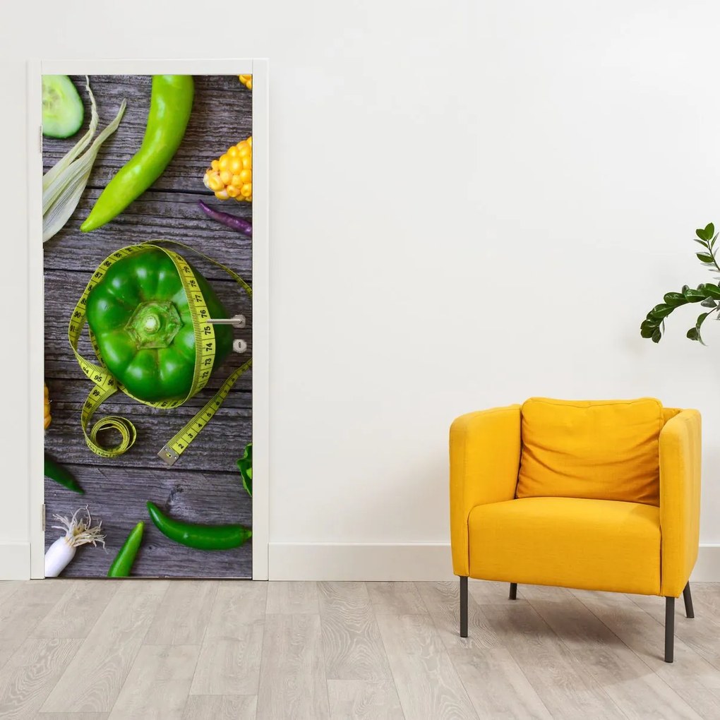 Fototapeta na drzwi - Warzywa (95x205cm)