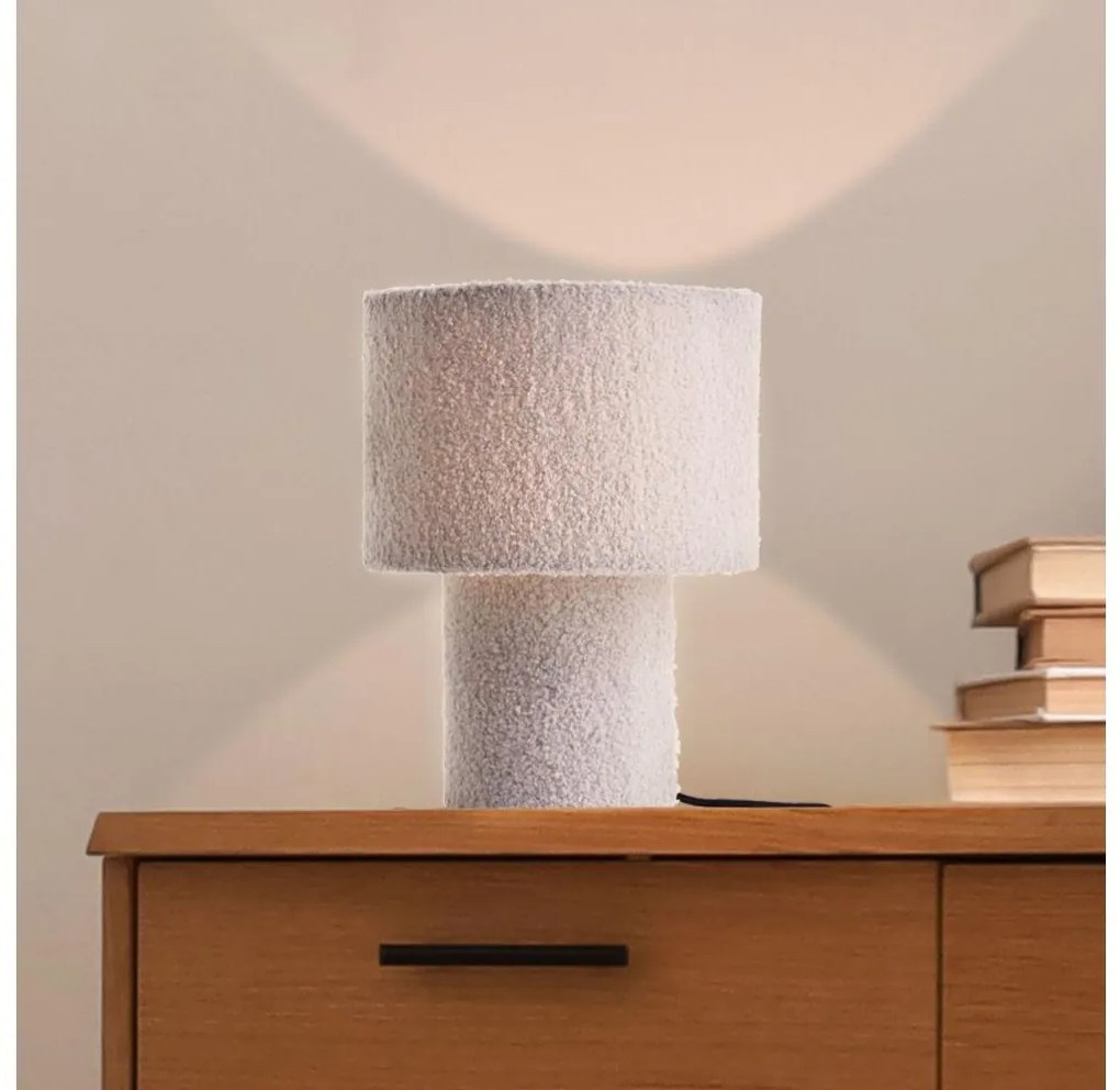 Brilliant - Lampa stołowa TEDDY 1xE27/20W/230V szara